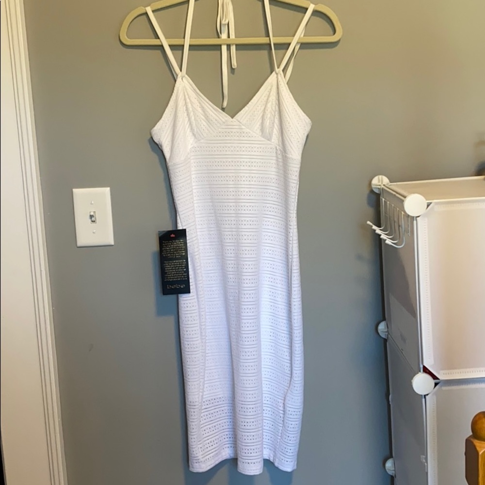 Bebe white dress *NWT*